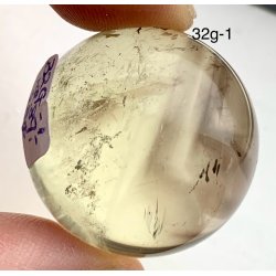 Sm Citrin kugle. 32gram. 28mm. 