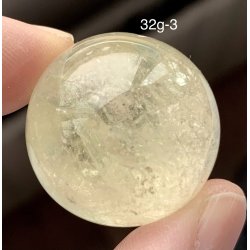 Sm Citrin kugle. 32gram. 28mm. 