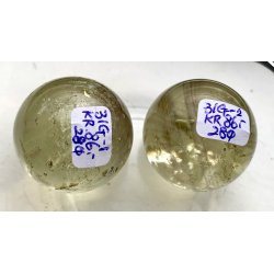 Sm Citrin kugle. 31gram. 28mm. 