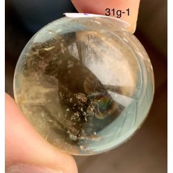 Sm Citrin kugle. 31gram. 28mm. 