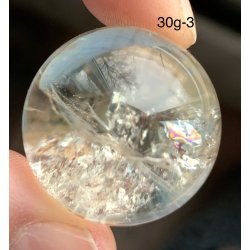 Sm Citrin kugle. 30gram. 27mm. 