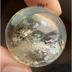 Sm Citrin kugle. 28gram. 27mm. 