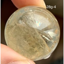 Sm Citrin kugle. 28gram. 27mm. 