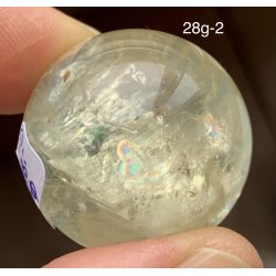 Sm Citrin kugle. 28gram. 27mm. 