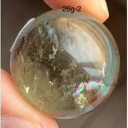 Sm Citrin kugle. 26gram. 27mm. 