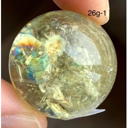 Sm Citrin kugle. 26gram. 27mm. 