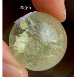 Sm Citrin kugle. 25gram. 27mm. 
