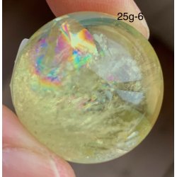 Sm Citrin kugle. 25gram. 27mm. 