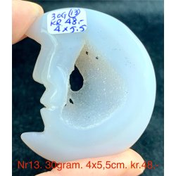 Druzy agat/ametyst m�neansigt-13