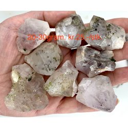 Natur r fantom/garden kvarts spidser 20-30gram. 