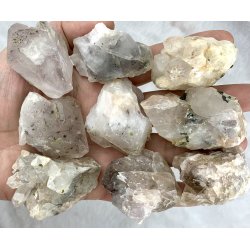 Natur r fantom/garden kvarts spidser 40-50gram. 