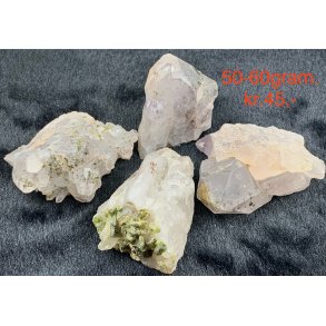 Natur r fantom/garden kvarts spidser 50-60gram. 