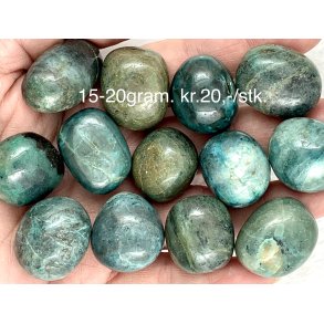 Chrysocolla lommesten. 15-20gram. 