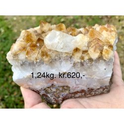 Natur r Citrin klynge, 1,24kg. 