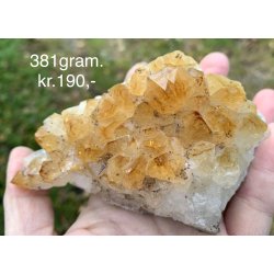 Natur r Citrin klynge, 381gram. 