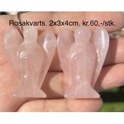 rosakvarts engle 3x4cm