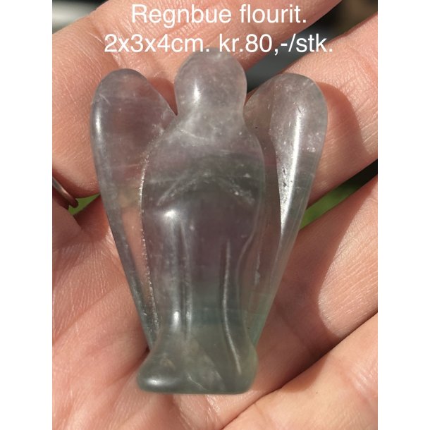Regnbue flourit. 2x3x4cm. 