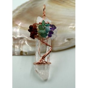 livstr vedhng med bjerg krystal