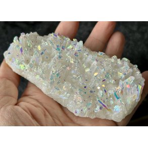 Engle aura bjergkrystal klynge 244gram. 