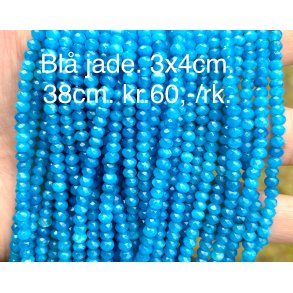 Bl jade. 3x4mm. 38cm. 