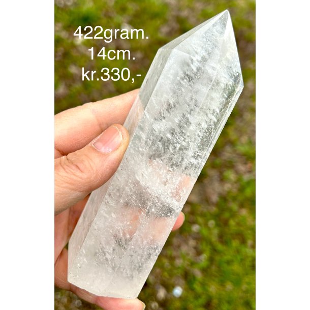 Stor Bjergkrystal trn 422gram. 14cm. 