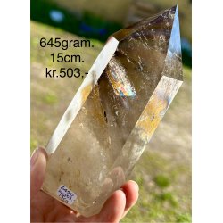 Stor rgkvarts trn 645gram. 15cm. 