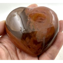 Polychrome jaspis hjerte-8