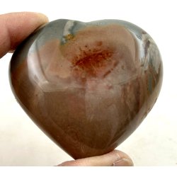 Polychrome jaspis hjerte-12