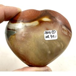 Polychrome jaspis hjerte-11