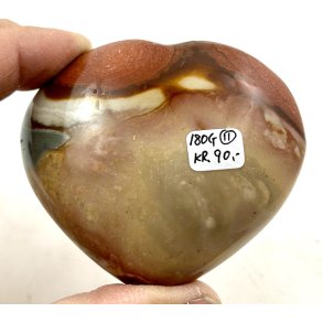 Polychrome jaspis hjerte-11