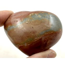 Polychrome jaspis hjerte-6
