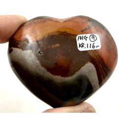 Polychrome jaspis hjerte-9