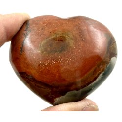 Polychrome jaspis hjerte-9