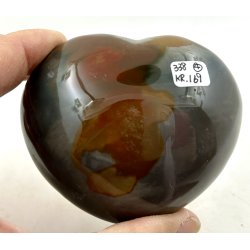 Polychrome jaspis hjerte-4