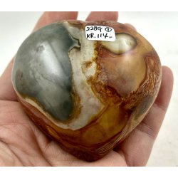 Polychrome jaspis hjerte-1