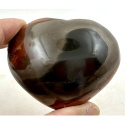 Polychrome jaspis hjerte-3