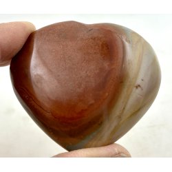 Polychrome jaspis hjerte-2