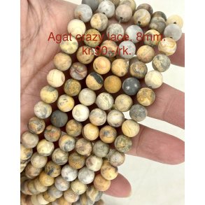Agat crazy lace 8mm