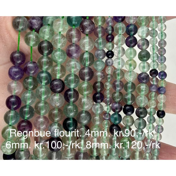 Flourit regnbue. 6mm�