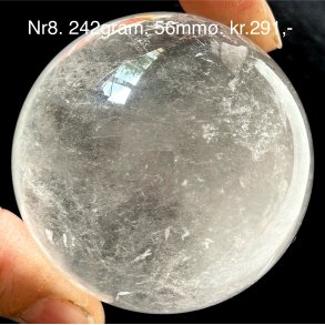 Bjergkrystal kugle-8