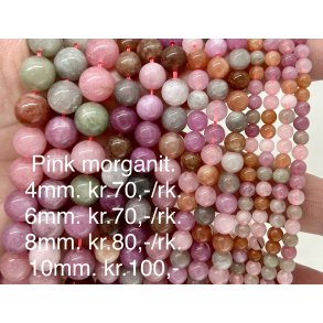 Pink morganit 10mm. 