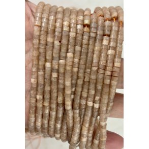 Solsten 2x4mm skive. 38cm lang. Nr8