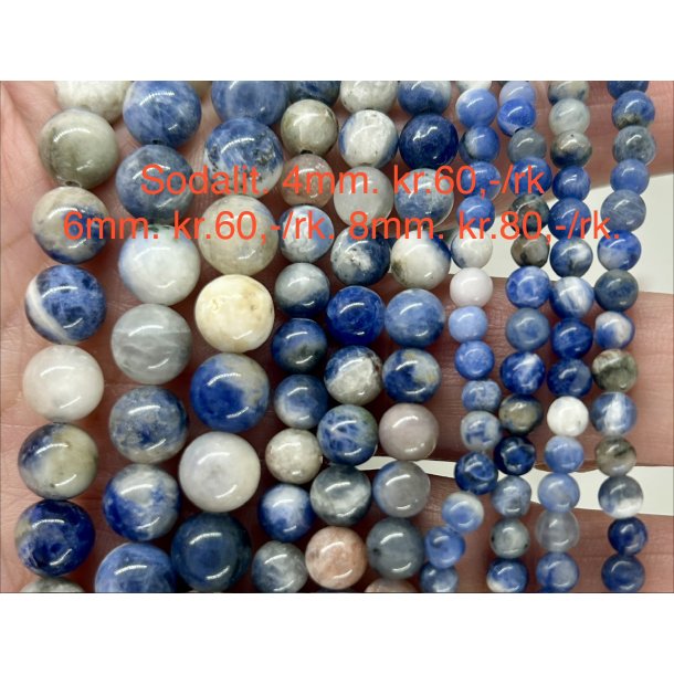 Sodalit. 6mm. 