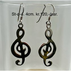 S925 sterling slv rering-4, 4cm. 