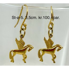 S925 sterling slv rering-5. 3,5cm. Gold plated. 