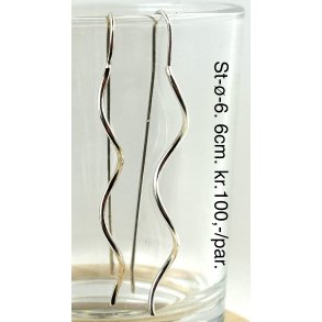 S925 sterling slv rering-6, 6cm. 