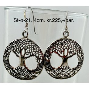 S925 sterling slv rering-21, 4cm. 