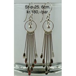 S925 sterling slv rering-25, 6cm. 