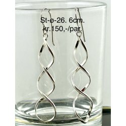 S925 sterling slv rering-26, 6cm. 