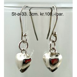 S925 sterling slv rering-33, 3cm. 